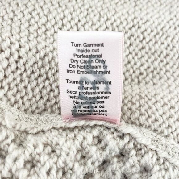 Rebecca Taylor Mohair Wool Blend Knit Hooded Sequin Cardigan - Picture 12 of 12